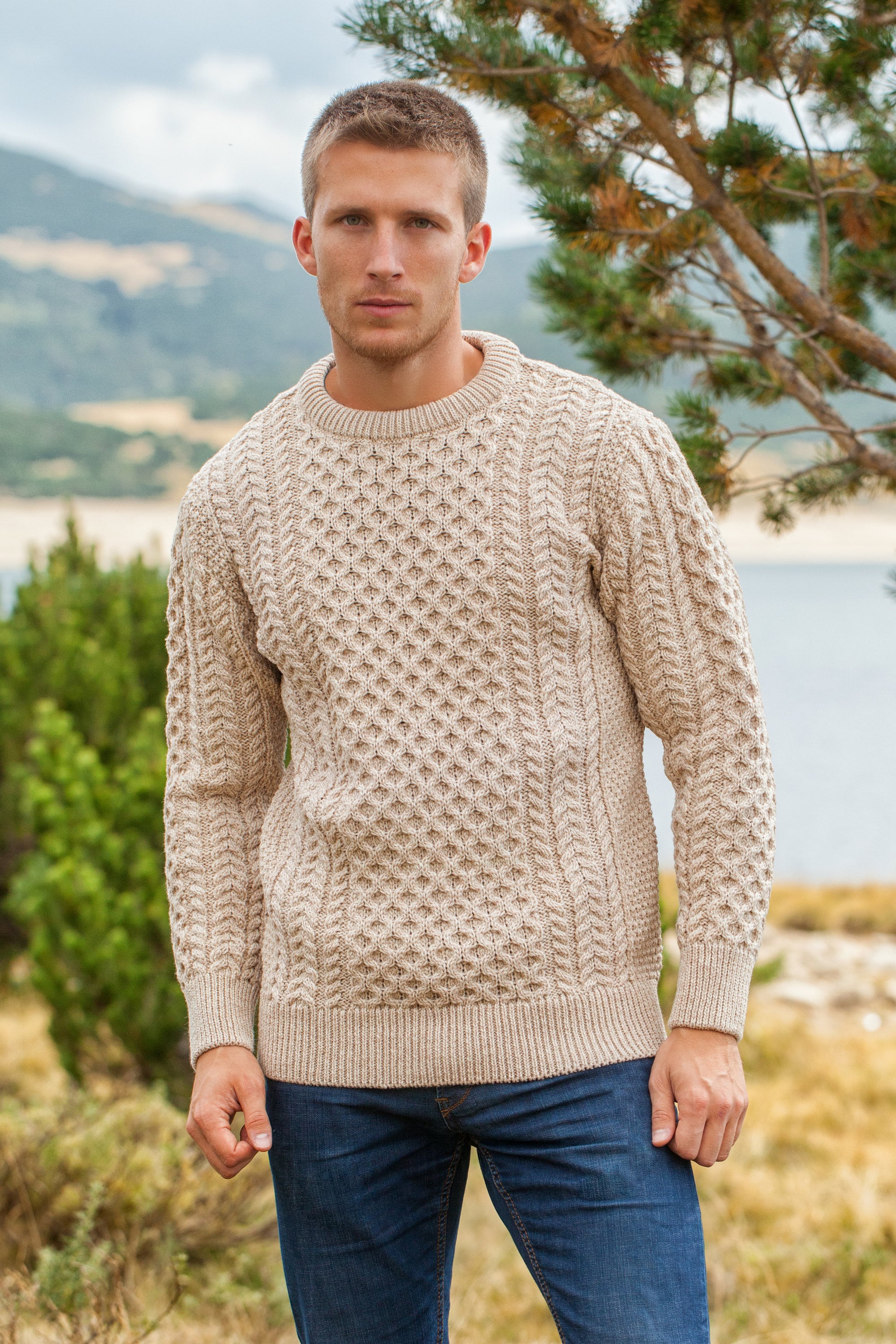 Cable-Knit Sweater